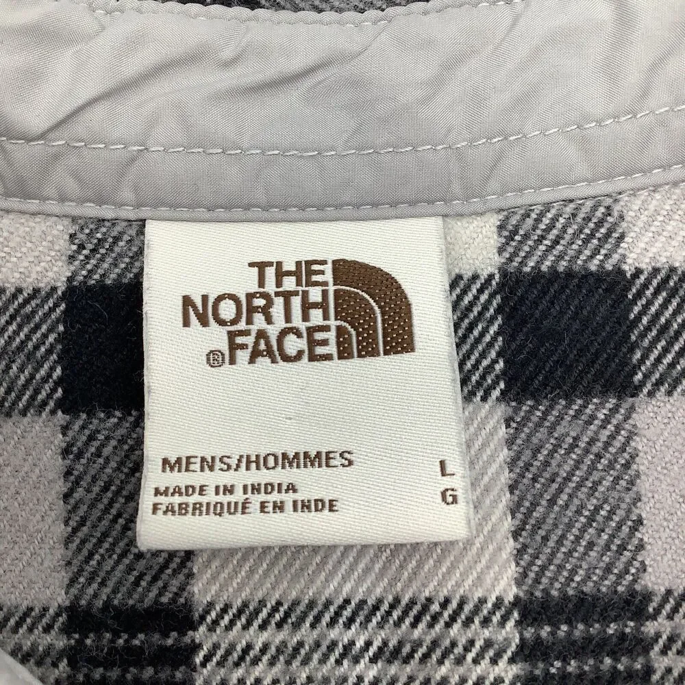 The‎ North Face Mens Long Sleeve Button Up Flannel Shirt Size Large